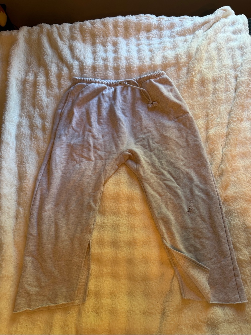 Champion Heather Gray Womens Weathered Joggers